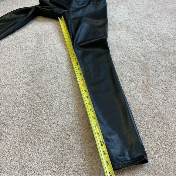 ARITZIA Wilfred Free Black Daria Faux leather leggings high waisted XS - Picture 9 of 11